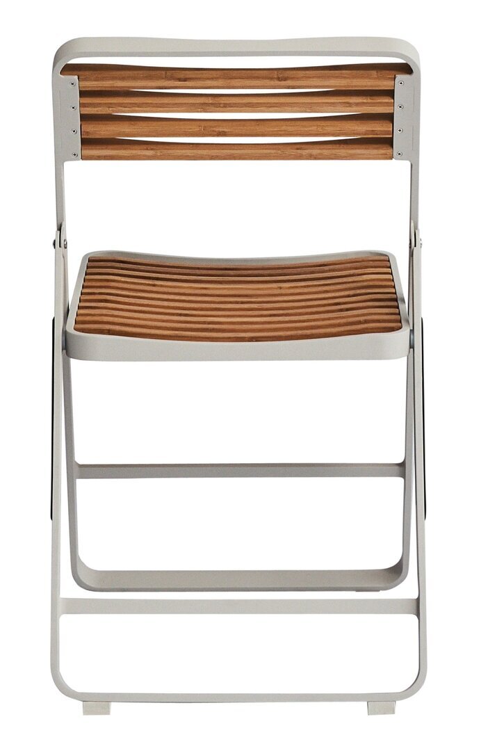 Mindo 121 Foldable Dining chair - Klappstuhl - Bamboo - Light Grey
