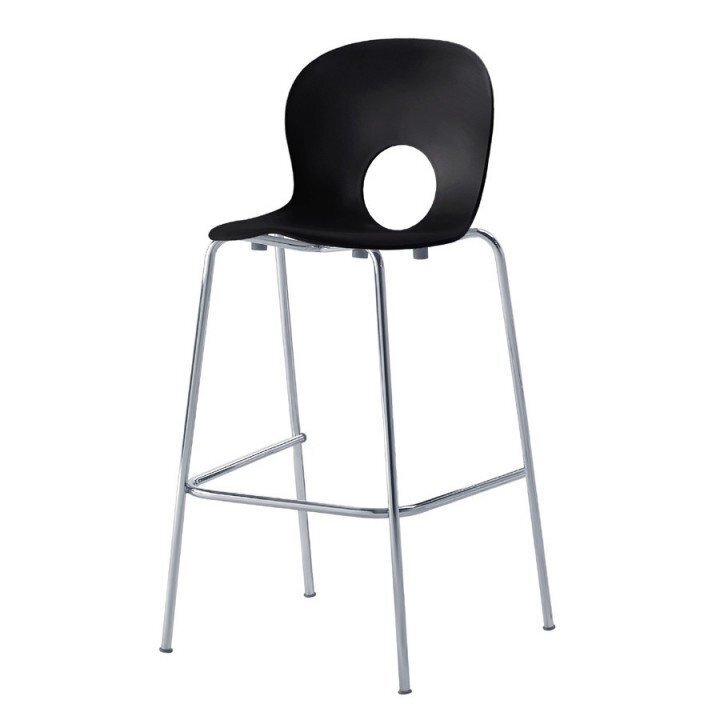 Rexite Olivia Stackable High Stool - Black 