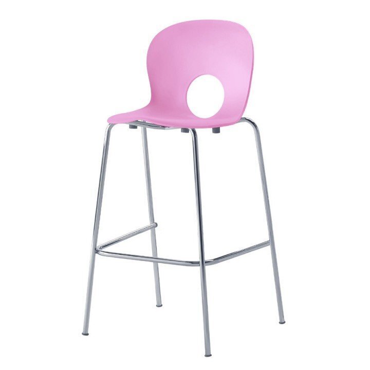Rexite Olivia Stackable High Stool - Cyclamen Pink