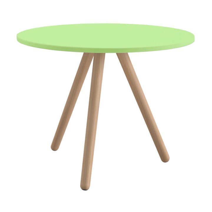 Rexite Woody Round Side Table Diameter 75 cm - Green