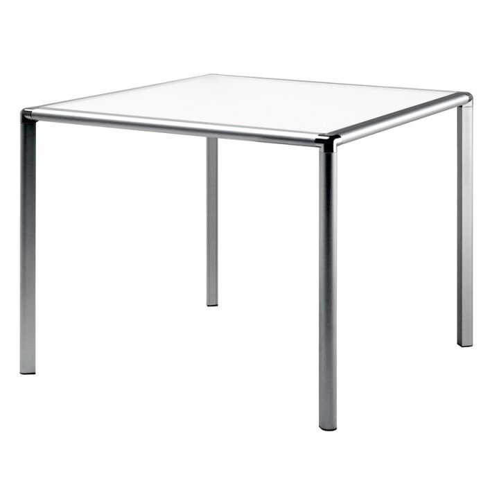 Rexite Enrico X Rectangular Table - White Crystal - Width: 120 cm