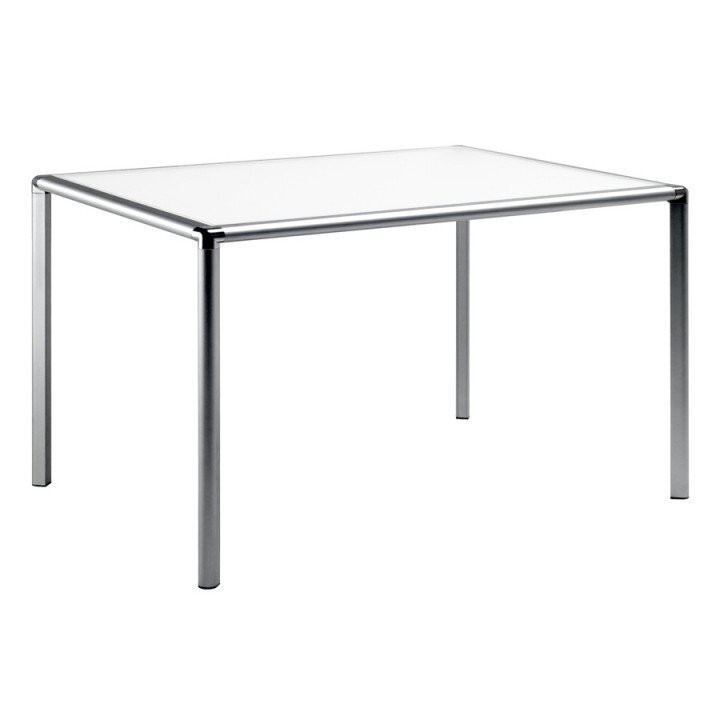 Rexite Enrico X Rectangular Table - White Crystal - Width: 160 cm