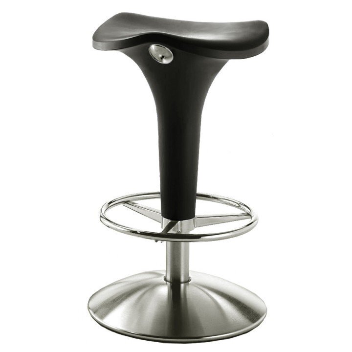Rexite Zanzibar Stool with Fixed 65 cm Height - Black
