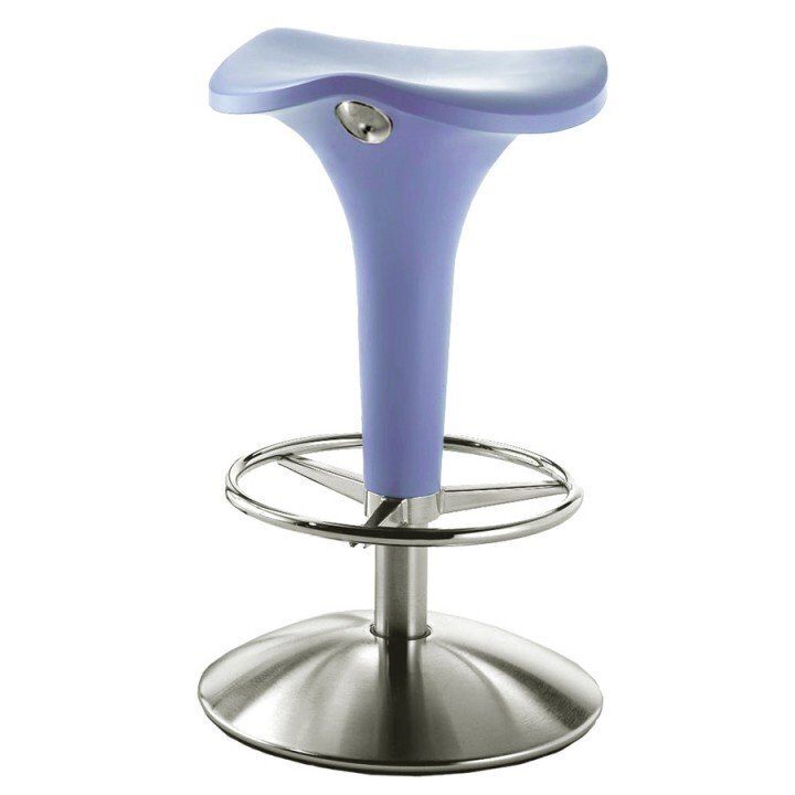Rexite Zanzibar Stool with Fixed 65 cm Height - Light Blue