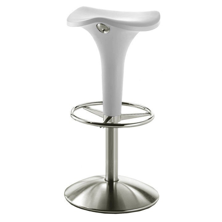 Rexite Zanzibar Stool with Fixed 77 cm Height - White