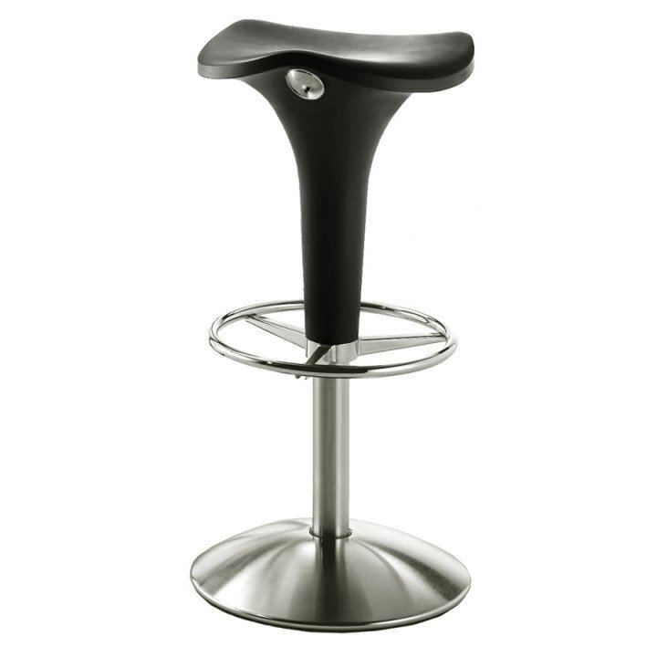 Rexite Zanzibar Stool with Fixed 77 cm Height - Black
