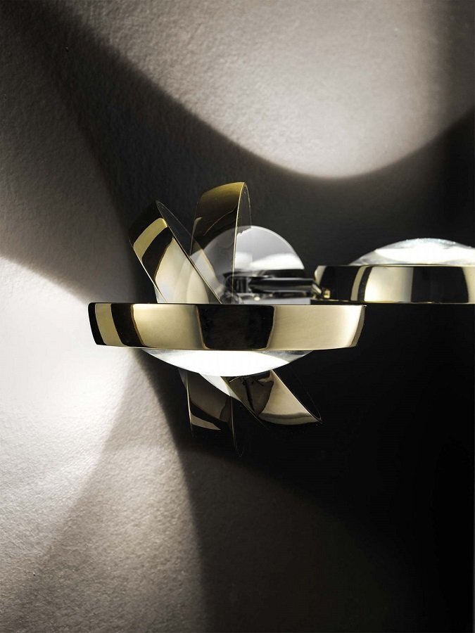 Lodes-Studio Italia Nautilus Wandleuchte - Gold