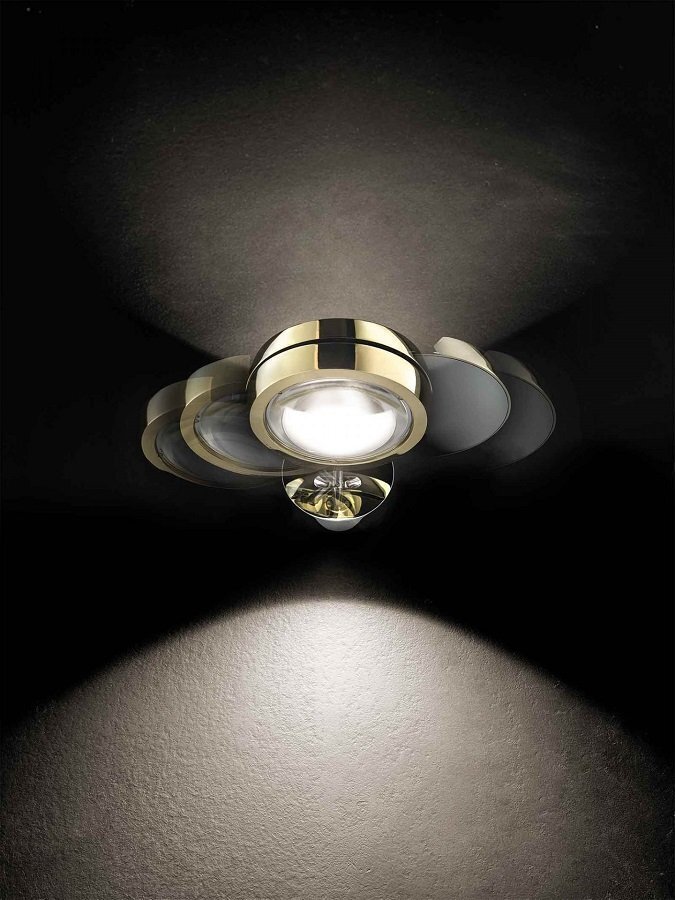 Lodes-Studio Italia Nautilus Wandleuchte - Gold