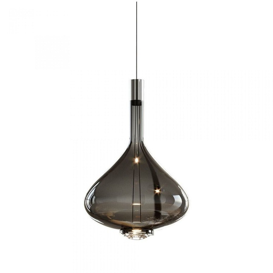Lodes-Studio Italia Sky-Fall Hängeleuchte - Glossy Smoke - 36 cm
