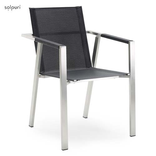 Solpuri Stapelsessel Allure Edelstahl
