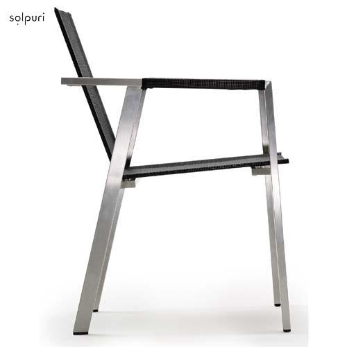 Solpuri Stapelsessel Allure Edelstahl