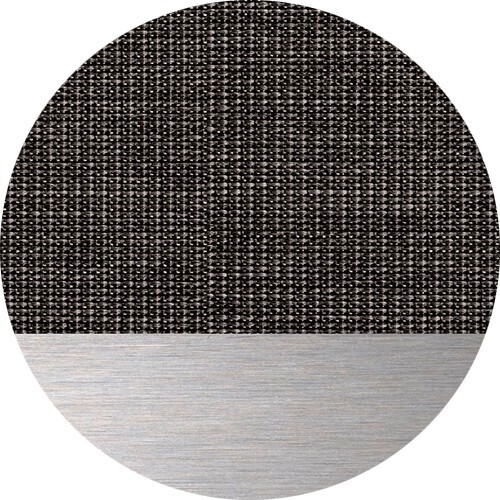 Solpuri JAZZ Verstellsessel, Hoch - Edelstahl / Leisuretex anthracite