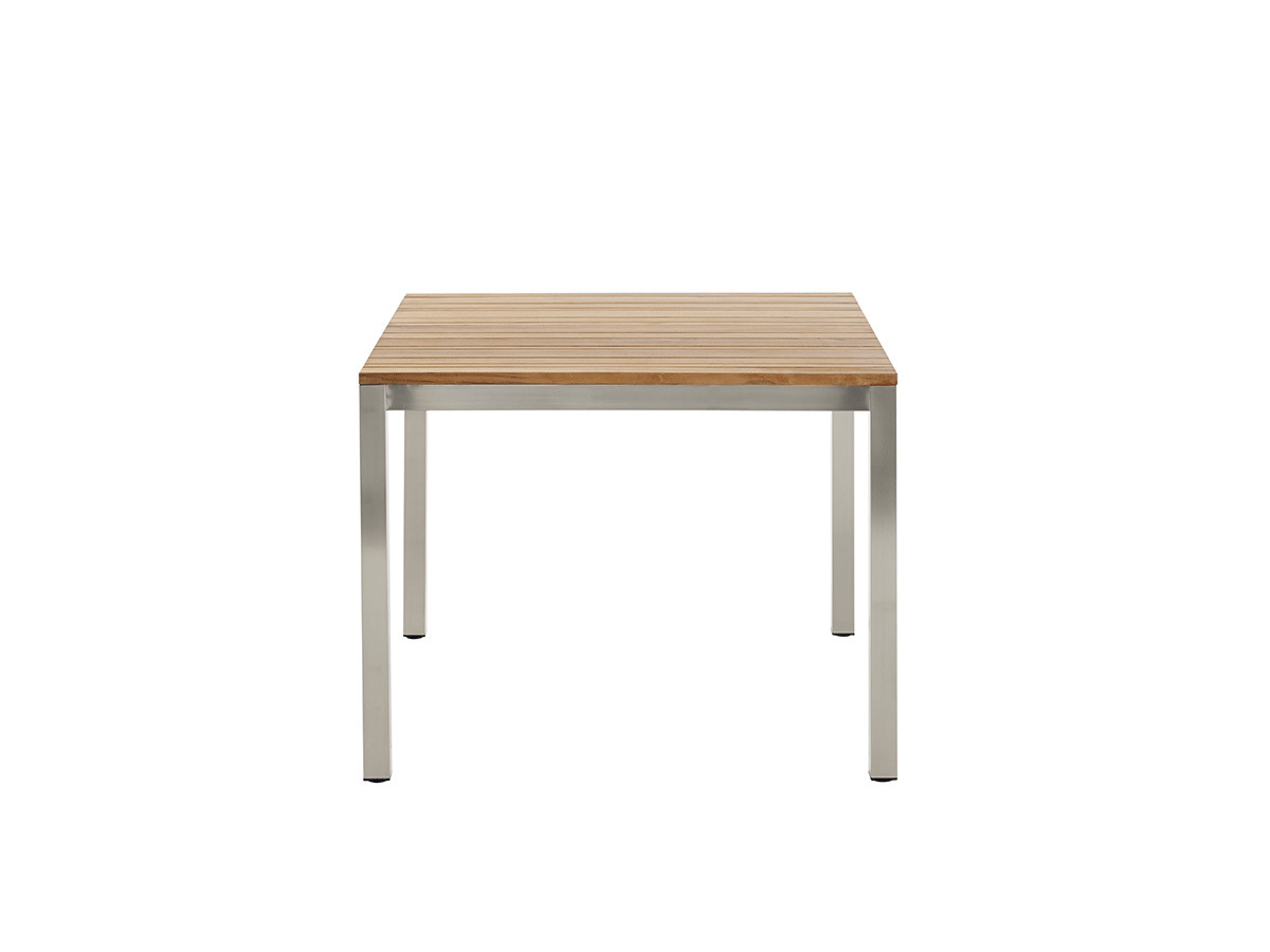 Solpuri CLASSIC Stainless Steel Teak Dining Tisch