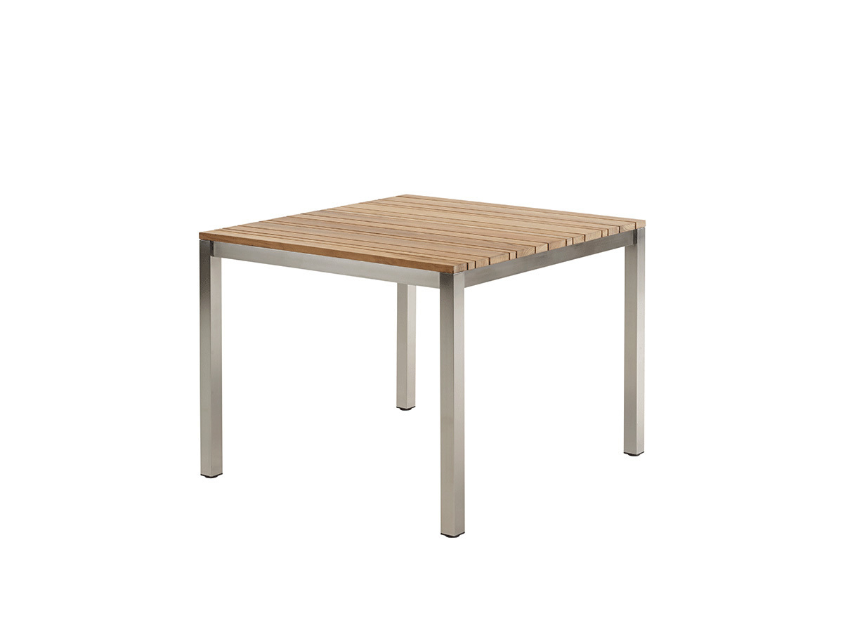 Solpuri CLASSIC Stainless Steel Teak Dining Tisch