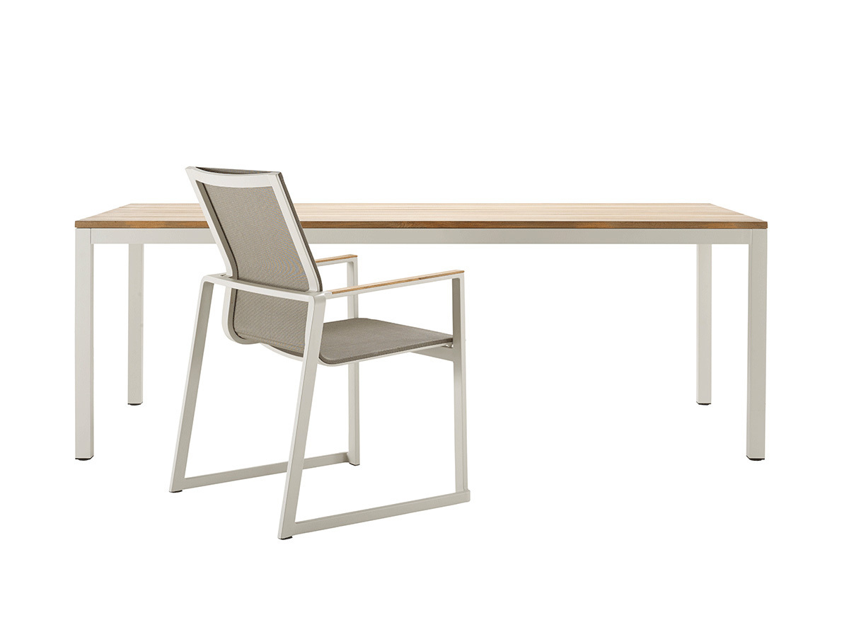 Solpuri CLASSIC Alu Teak Dining Tisch