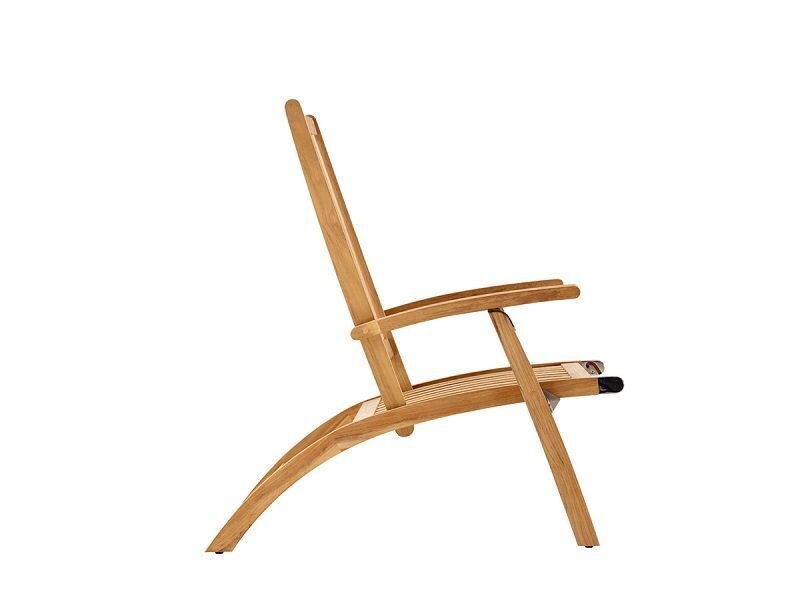 Solpuri Windsor Deck Chair Mit Hocker Teak
