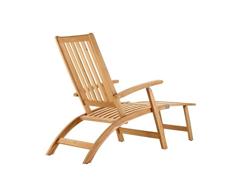 Solpuri Windsor Deck Chair Mit Hocker Teak