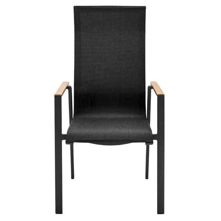 Solpuri SOUL Stapelsessel Hoch mit Teak-Armlehne