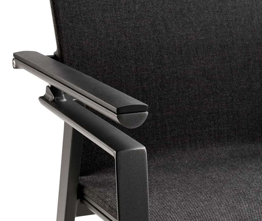Solpuri SOUL Verstellsessel hoch mit Alu-Onlay