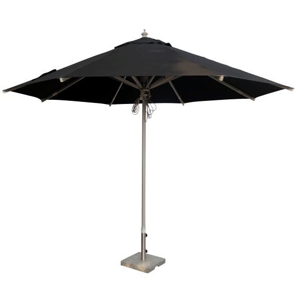 Cinas Antibes Sonnenschirm rund 330 - Schwarz