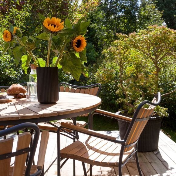 Cinas Ellen Gartentisch 150 anthrazit