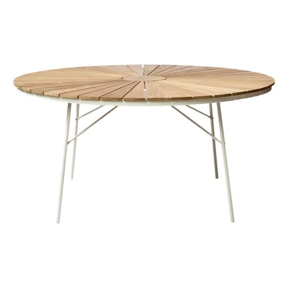 Cinas Ellen Gartentisch Weiss - 150cm