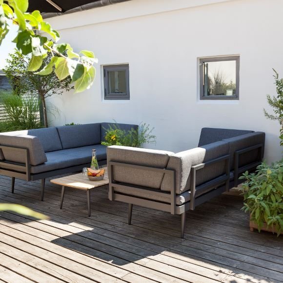 Cinas Rio Lounge Set anthracite