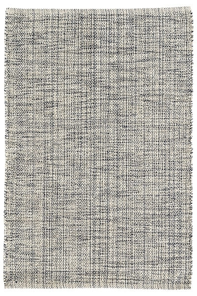 Dash and Albert Marled Indigo Woven Cotton Rug