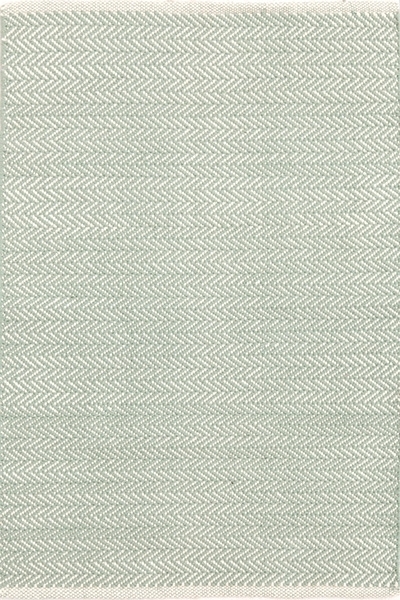 Dash and Albert Herringbone Ocean