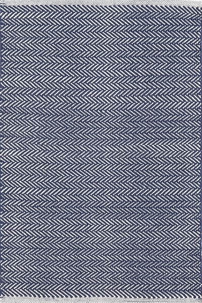 Dash and Albert Herringbone Indigo