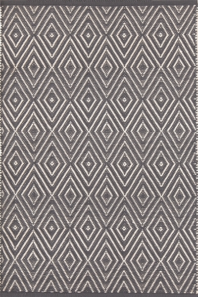 Dash and Albert Diamond Graphite/Ivory