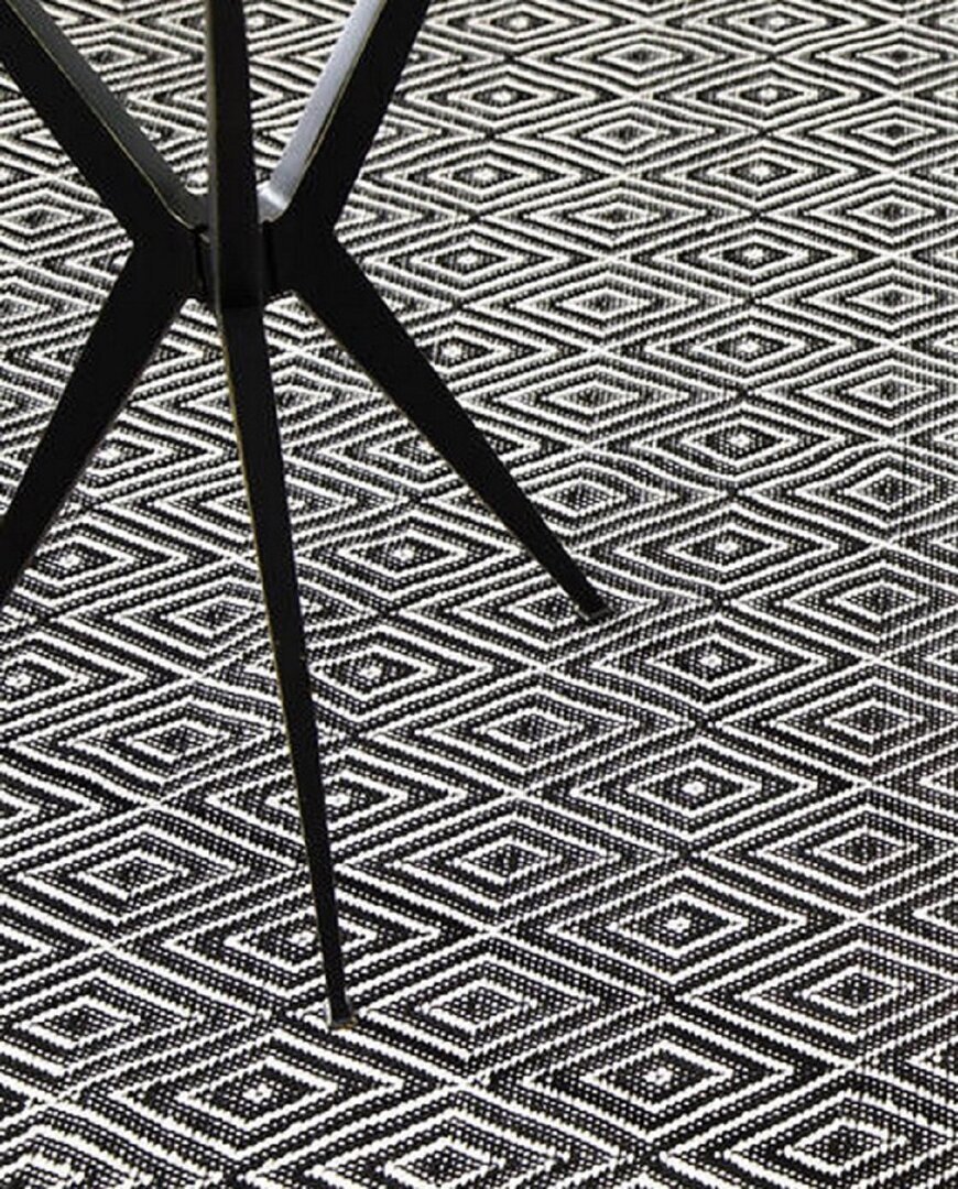 Dash and Albert Diamond Black/Ivory