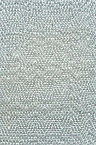 Dash and Albert Diamond Light Blue/Ivory