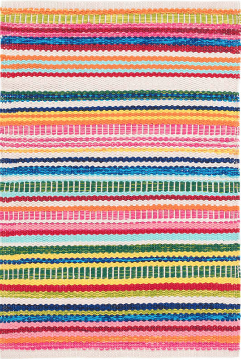Dash And Albert Bright Stripe Indoor/Outdoor Rug