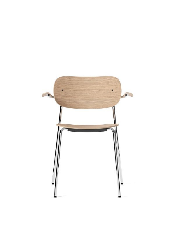 Audo Copenhagen Copenhagen Co Chair with armrest Chrome - Natural Oak