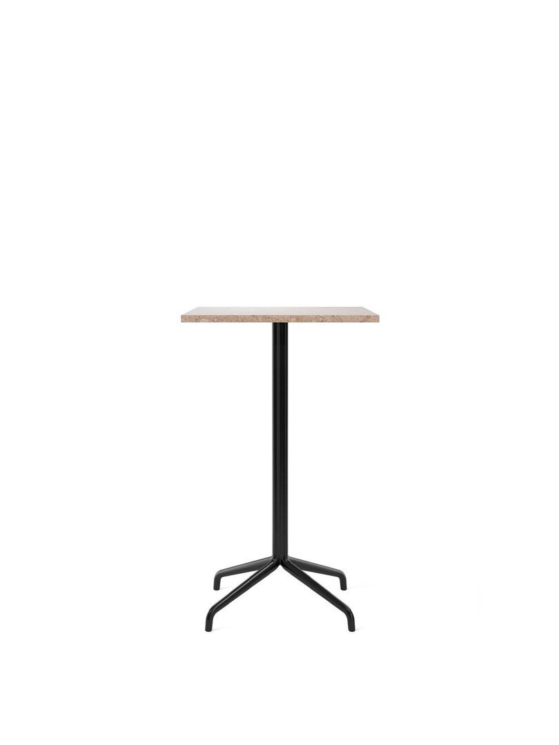 Audo Copenhagen Copenhagen Harbour Column Table 60x70 With Star Base Bar - Black / Kunis Breccia