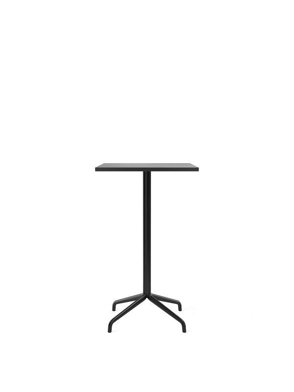 Audo Copenhagen Copenhagen Harbour Column Table 60x70 With Star Base Bar - Black / Black Oak