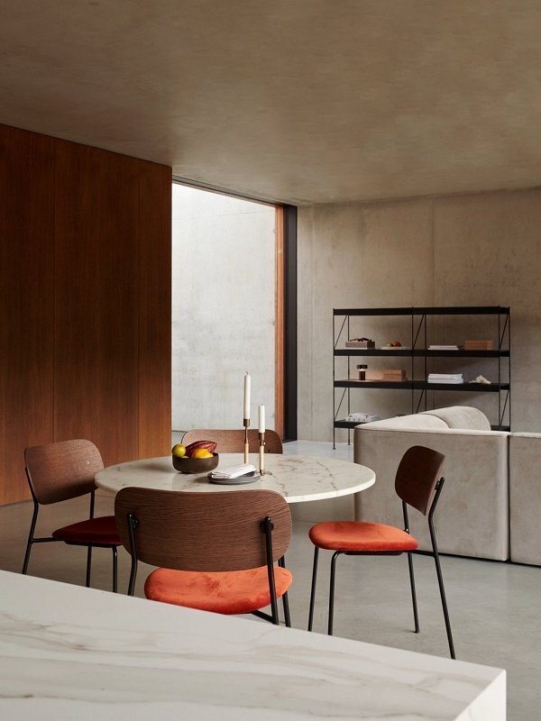 Audo Copenhagen Copenhagen Harbour Column Table Round With Star Base Bar 