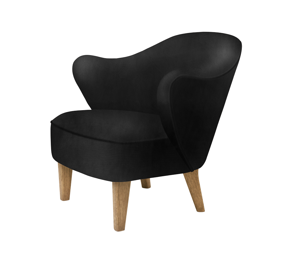 Audo Copenhagen Copenhagen Ingeborg Chair - Natural Oak / Nevada Leather Black