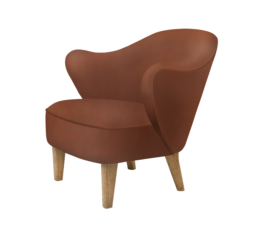 Audo Copenhagen Copenhagen Ingeborg Chair - Natural Oak / Nevada Leather Cognac