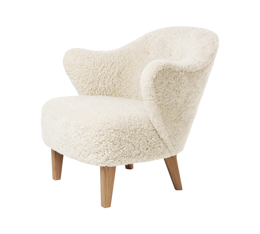 Audo Copenhagen Copenhagen Ingeborg Chair - Natural Oak / Sheepskin Off White