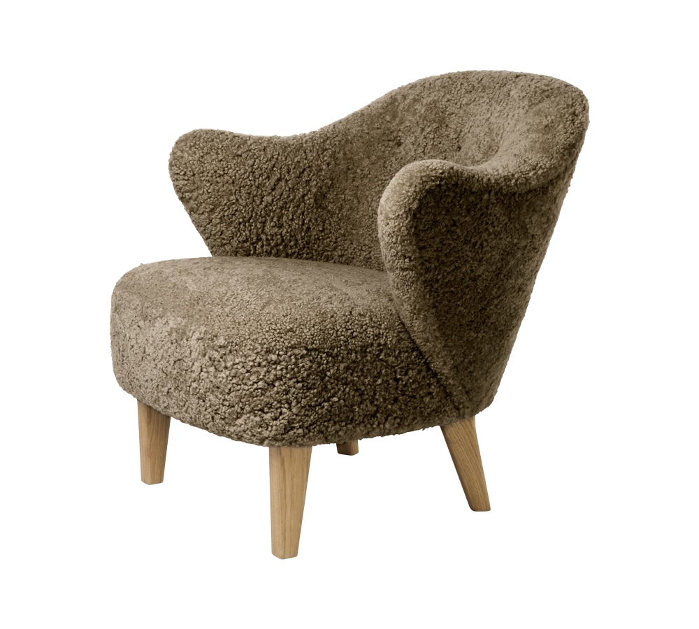 Audo Copenhagen Copenhagen Ingeborg Chair - Natural Oak / Sheepskin Sahara