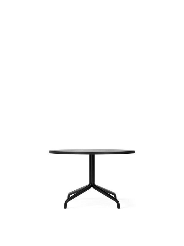 Audo Copenhagen Copenhagen Harbour Column Lounge Table - Black / Black Oak