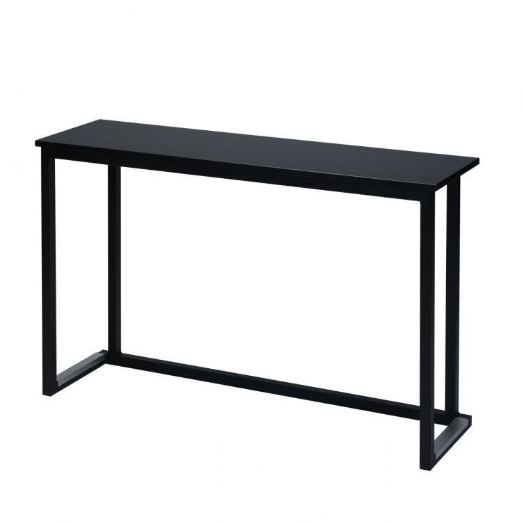 Maramo Stehtisch Kubo Wall, Stahl - Melamin, Schwarz - 74 cm