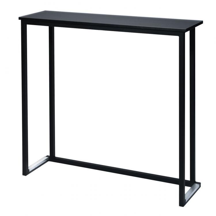 Maramo Stehtisch Kubo Wall, Stahl - Melamin, Schwarz - 110 cm
