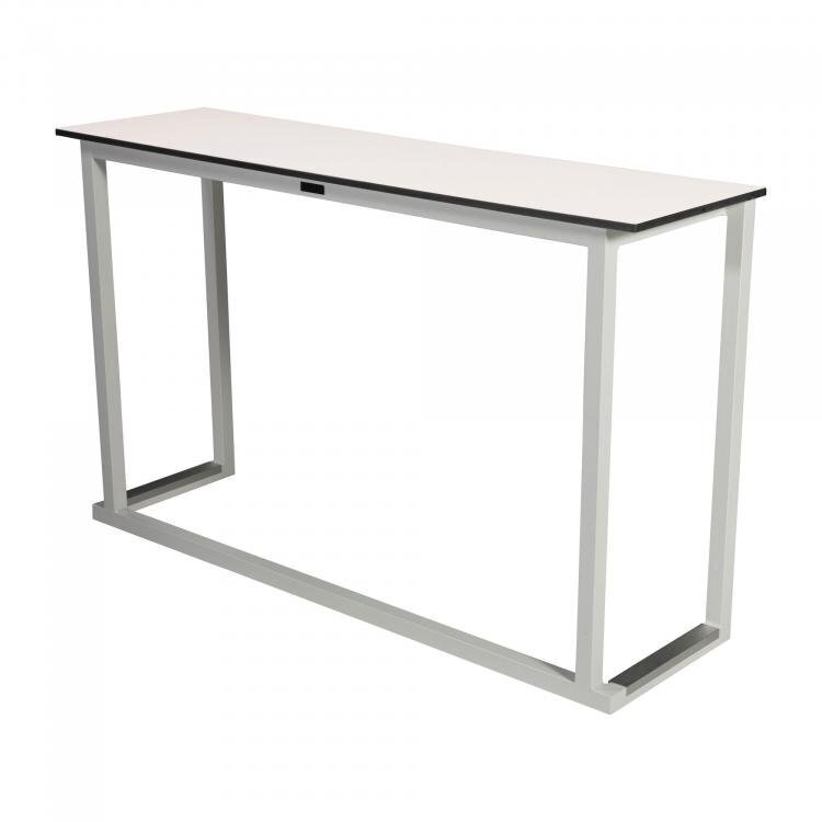 Maramo Stehtisch Kubo Wall, Stahl - Vollkern, Weiß - 74 cm