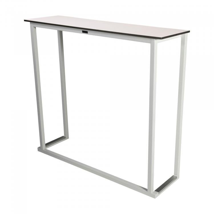 Maramo Stehtisch Kubo Wall, Stahl - Vollkern, Weiß - 110 cm