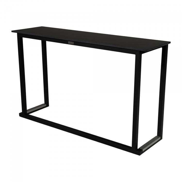 Maramo Stehtisch Kubo Wall, Stahl -  Vollkern Kompakt, Schwarz - 74 cm