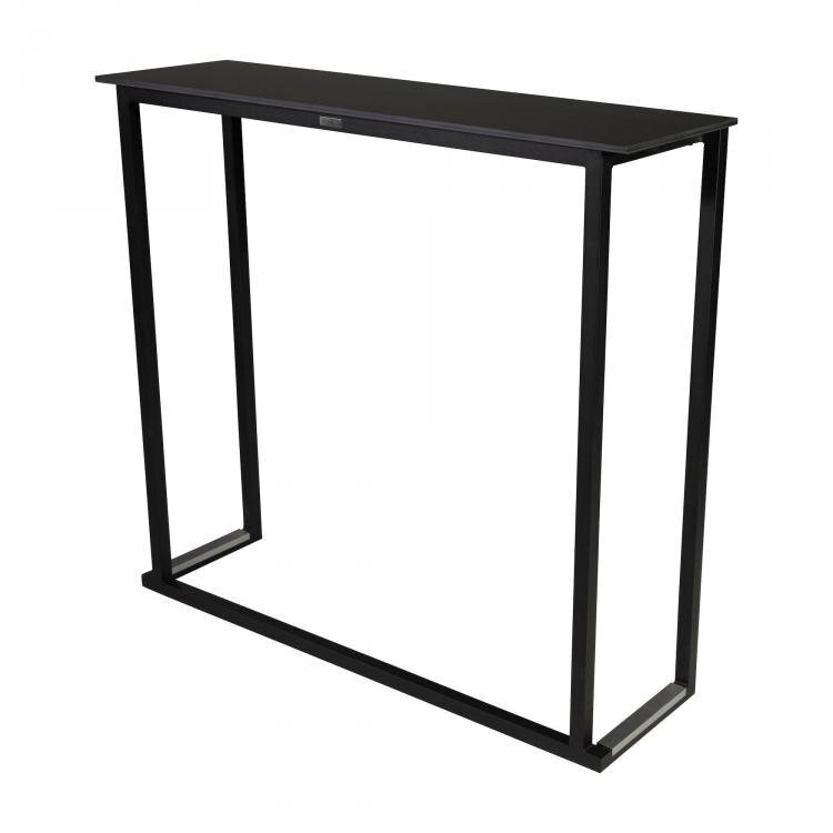 Maramo Stehtisch Kubo Wall, Stahl -  Vollkern Kompakt, Schwarz - 110 cm