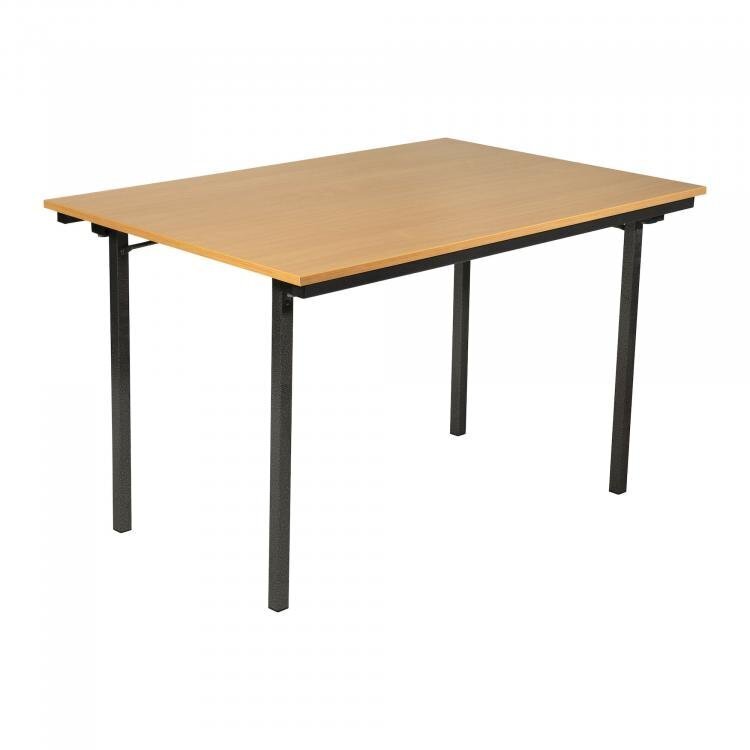 Maramo Klapptisch U-Table, Hammerschlag - Melamin - Buche - 120 x 80 x 74 cm